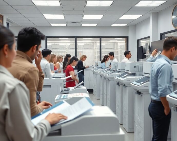 Dostępność usług ksero i druku w Warszawie