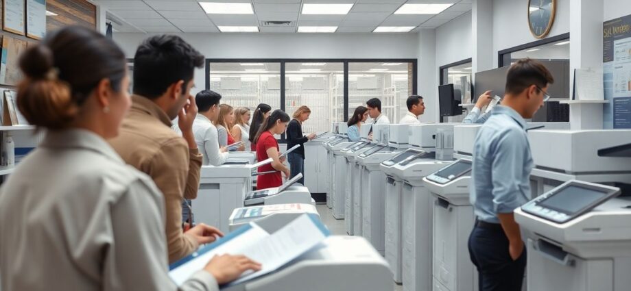 Dostępność usług ksero i druku w Warszawie